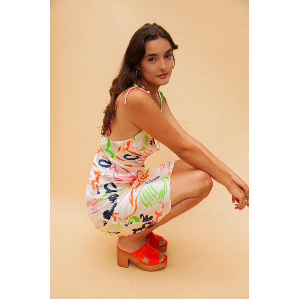 Rat Boi Sensualite Bellissima Vivien Ebright Chung Slip Midi Dress
